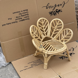 เก้าอี้หวายดอกไม้ papasan แฮนด์เมดสำหรับเด็กขนาดหัดเดิน - Product Image 3