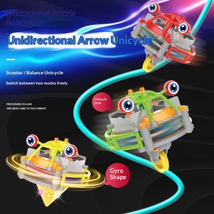 Nouveau jouet original et étrange : Robot monocycle magique créatif, jouet électrique, acrobate sur corde, voiture d'équilibre, jouet d'assemblage intéressant - Product Image 1