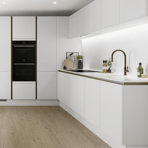 מותאם אישית + l + מטבח + ארונות ריהוט בית ריהוט l בצורת ארון סט מחיר המפעל - Product Image 4