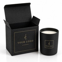 Boîtes d'emballage de luxe personnalisées en papier pour bougies, boîte cadeau avec logo personnalisé pour pots de bougies, bougies parfumées, emballage de vente au détail
