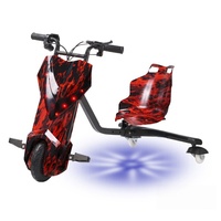 Trottinette à trois roues pour enfants, très vendue, avec corps en fer et éclairage LED, idéale pour les divertissements en place publique et dans la cour