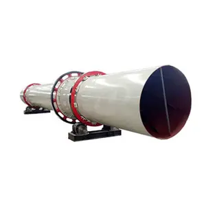 Stainless Steel Rotary Drum Dryer Industrial Hot Air Rotary Drum Dryer For Mining