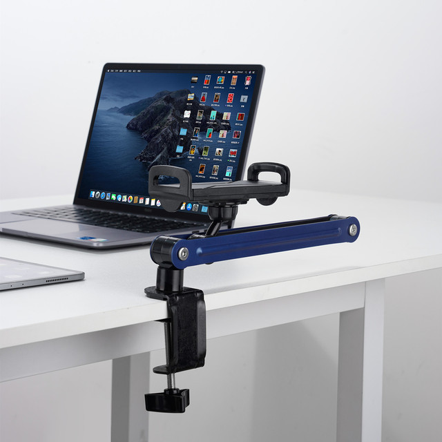 Direct Chinese Factory Topfree Universal Adjustable Metal Desktop Stand Tablet PC 4-12 Inch Flexible Bed Lazy Tablet Holder