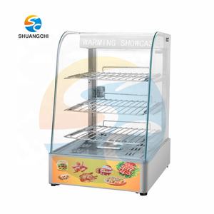 Vitrine chauffante de comptoir pour restauration rapide Shuangchi <span class=keywords><strong>McDonald</strong></span>/KFC, chauffe-pain électrique en verre et acier inoxydable - Product Image 2