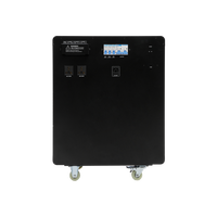 Système d'énergie solaire domestique tout-en-un 24V 5KW avec onduleur et batterie au lithium 8KWh empilable, personnalisable, vente en gros d'usine