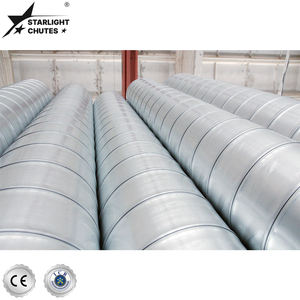 STARLIGHT CHUTES SC Tuyau en spirale en acier galvanisé <span class=keywords><strong>pour</strong></span> systèmes de retour d'air CVC commerciaux - Installation facile Personnalisable - Product Image 5