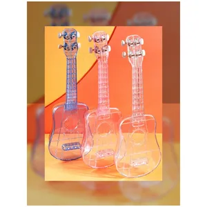 JELO SLG-U5 21 Zoll Air-Nova Transparent Carbon String billige Ukulele Bassgitarre für Kinder Kind Spielzeug