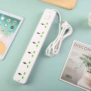 现代风格通用型电源板新时代标准办公桌面电源板扩展电气插头插座 - Product Image 5