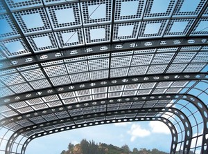 El Mejor Módulo Solar BIPV Transparente de China, 5%-50% de Transparencia, 11% de Eficiencia, Garantía de 12 Años, para Edificios, Doble Vidrio, PWDG210Wp-72M Transp - Product Image 1
