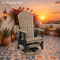 Chaise pivotante moderne en HDPE pour usage commercial, 360 degrés, pour restaurant, hôtel, loisirs, robuste, anti-UV, imperméable, écologique, pour terrasse