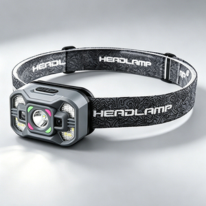 مصباح أمامي <span class=keywords><strong>LED</strong></span> محمول من البلاستيك ABS بتصميم حصري من المصنع، كشاف احترافي مقاوم للماء للاستخدام المنزلي والخارجي الليلي - Product Image 1