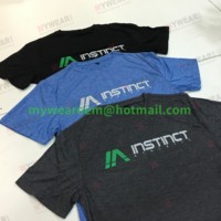T-shirt avec logo personnalisé, impression sur mesure, marque OEM, vêtements décontractés tendance pour hommes, fabricant de t-shirts
