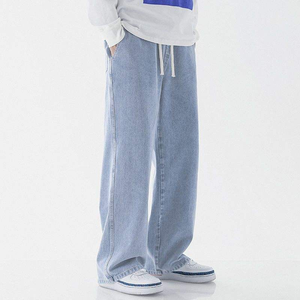 Quần Jean Jogger Nam Phong Cách Hip Hop Rộng Rãi, Quần Denim Baggy Phong Cách Đường Phố, Quần Jean Baggy Có Túi Cargo In Hình Thời Trang - Product Image 2