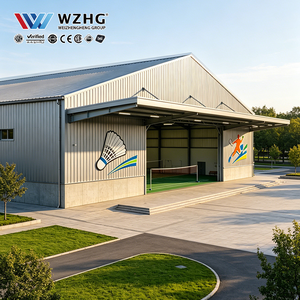 Edificio Prefabricado de Acero para Cancha de Bádminton, Diseño de Gimnasio Interior de Gran Envergadura, Arena Deportiva - Product Image 1