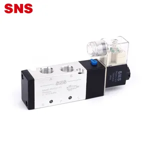 SNS 4 v Serie Tipo di Terminale A Due A Cinque Vie In Lega di Alluminio Valvola A Solenoide