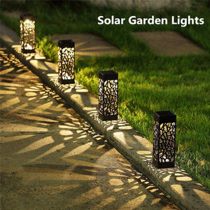 Lampe <span class=keywords><strong>solaire</strong></span> à LED pour pelouse avec piquet de jardin creusé et alimenté par batterie pour paysage et voie - Product Image 3