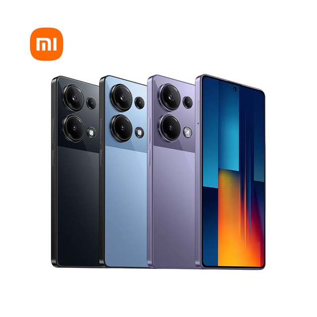 POCO M6 Pro 12+512G Smart Cell Phone 8GB RAM 128/512GB ROM Dual SIM MTK Processor AMOLED 120Hz Display LTE Face Recognition