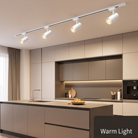 Spot LED COB commercial sur rail, orientable, pour magasin de vêtements, galerie, musée, boutique de détail, vitrine