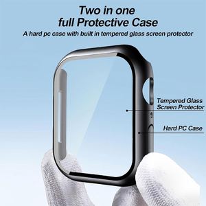 Étui de montre personnalisé d'usine OEM pour Apple Watch Series 12 42mm/46mm, étui 2 en 1, protection intégrale pour montre intelligente pour S12 - Product Image 2