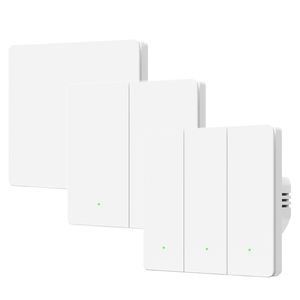 Interruptor <span class=keywords><strong>de</strong></span> Luz Inteligente Haozee Zigbee + <span class=keywords><strong>Control</strong></span> por Aplicación + Sensor <span class=keywords><strong>de</strong></span> <span class=keywords><strong>Presencia</strong></span>, Enchufe Eléctrico AC100~240V Sin Neutro, Para Hogar y Hotel - Product Image 1