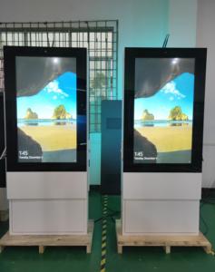 Venta al por mayor al aire libre impermeable <span class=keywords><strong>Android</strong></span> máquina de publicidad negro LCD pantalla táctil quiosco <span class=keywords><strong>Android</strong></span> 4 6 7 8 10 IP65 SDK quiosco de venta - Product Image 4