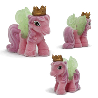 Figurine d'action de dessin animé WJ2401, mini-poupée avec ailes vertes, figurine de cheval volant d'anime, PVC floqué sûr, anti-stress pour enfants