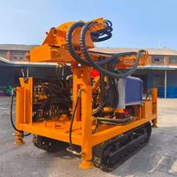 Machine de forage de puits d'eau sur chenilles, plus puissante, pour forage jusqu'à 300m