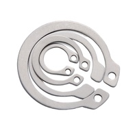 Metric Stainless Steel ST 304 ASME B8 A4-80 Large Circlips Type A External Retaining Ring For Shaft GB 894-A