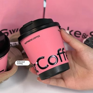 Tasse à café emballage en papier crème glacée jetable boîte kraft comestible écologique personnalisé biodégradable polystyrène manchon pour animaux de compagnie à paroi - Product Image 5