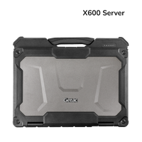Nouvel ordinateur portable robuste pour serveur Getac X600 avec processeur Intel Xeon Windows 11 Pro clavier anglais échange de données et gestion du stockage