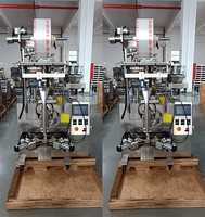 Petite machine à emballer de sachets de thé Machine de remplissage de café Pochette de thé Sac triangulaire Machine d'emballage de scellés à 4 côtés pour les petites entreprises