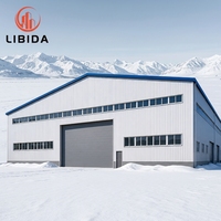 Almacén de Acero Prefabricado de Gran Vano Resistente al Viento, Nieve y Terremotos, Estructura de Acero para Fábrica, Edificio Metálico para Uso Industrial