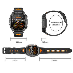 Reloj Inteligente K72 con Pantalla AMOLED de 2.13 Pulgadas, GPS, Brújula, Linterna, Resistente al Agua 3AT - Product Image 6