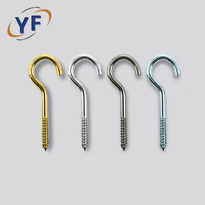 Gancio a occhi aperti <span class=keywords><strong>in</strong></span> acciaio zincato personalizzato viti a occhio per <span class=keywords><strong>gambe</strong></span> <span class=keywords><strong>in</strong></span> <span class=keywords><strong>legno</strong></span> autofilettanti - Product Image 2