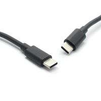 Câble USB Type C vers Type C, charge rapide PD, transfert de données, cordon de charge Type C pour téléphone, ordinateur portable, tablette avec gaine en PVC