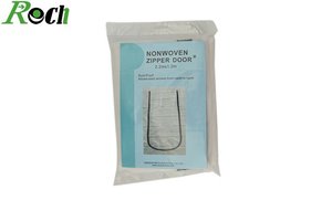 Cortina <span class=keywords><strong>de</strong></span> Separación Temporal para Obras <span class=keywords><strong>de</strong></span> Renovación, con Cierre, en Forma <span class=keywords><strong>de</strong></span> I/U/L/C, <span class=keywords><strong>de</strong></span> Tela No Tejida, Barrera Contra el Polvo - Product Image 4