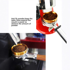 Dispensador de polvo de aluminio de 51, 54 y 58 mm, accesorio universal para máquina de café, anillo recolector de polvo de acero inoxidable para cafetera espresso - Product Image 4