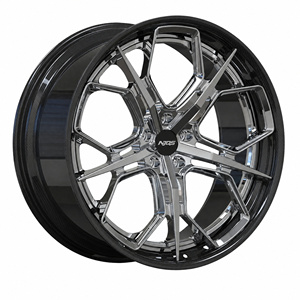 Jantes forgées NJQS en <span class=keywords><strong>2</strong></span> parties 5x130 pour Lamborghini Aventador Huracan GT2 GT3 <span class=keywords><strong>RS</strong></span> Porsche 20 21 22 26 pouces, jantes en alliage poli - Product Image 2