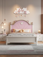 Ensemble de meubles pour enfants en bois massif de style crème, lits, bureaux, bibliothèques et armoires modernes multi-tailles pour l'école et la chambre