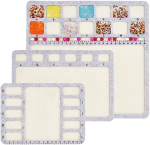 3 Ontwerpen Vilt Kralen Matten Sieraden Diy Kralen Bord Sorteren Tray Kralen Bord Met Centimeter Alfabetische Schaal Voor Armband Maken - Product Image 1