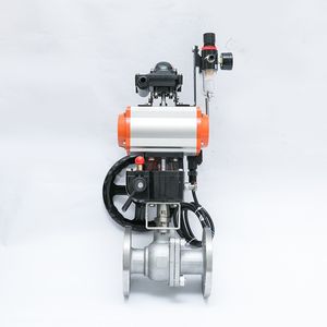 Vendita diretta flangia durevole in acciaio inossidabile ANSI 150LB 304 316 WCB JIS 10K-20K PN16 volantino attuatore pneumatico sfera flangiata <span class=keywords><strong>Val</strong></span> - Product Image 2