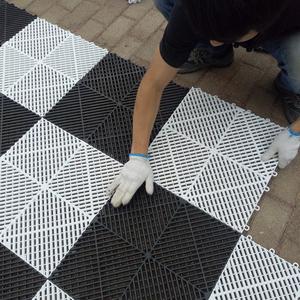 Grille de sol de garage de force, carreaux de sol de garage modulaire en plastique PP - Product Image 3