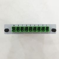 Kartu Kaset Pengisi SC APC 1x8 PLC Splitter untuk Kotak Terminal Optik