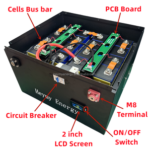 Kit de caja de batería de Metal Lifepo4 de fábrica con JK B1A8S20P B2A8S20P <span class=keywords><strong>200A</strong></span> <span class=keywords><strong>BMS</strong></span> DIY, caja de batería de hierro de litio 8s 12V 24V 280ah 300ah - Product Image 4