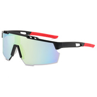 2024 populaire sport vélo vtt lunettes de soleil personnalisé cyclisme lunettes Anti UV lentille interchangeable disponible vert rouge cadre couleurs