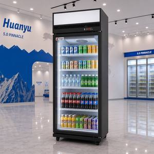 Réfrigérateur commercial vertical à porte vitrée simple pour boissons <span class=keywords><strong>Coca</strong></span>-<span class=keywords><strong>Cola</strong></span>, congélateur et vitrine réfrigérée - Product Image 1
