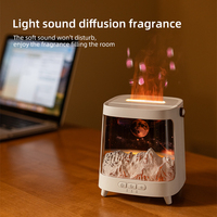 Nouvelle Machine d'aromathérapie à flamme colorée Star River Aurora humidificateur d'air électrique bureau huile essentielle aromathérapie ménage
