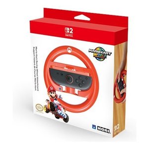 Volante simulador de conducción SWITCH 2 Mario Kart Racing Wheel Attachment Rojo y Azul 1191437 - Product Image 2