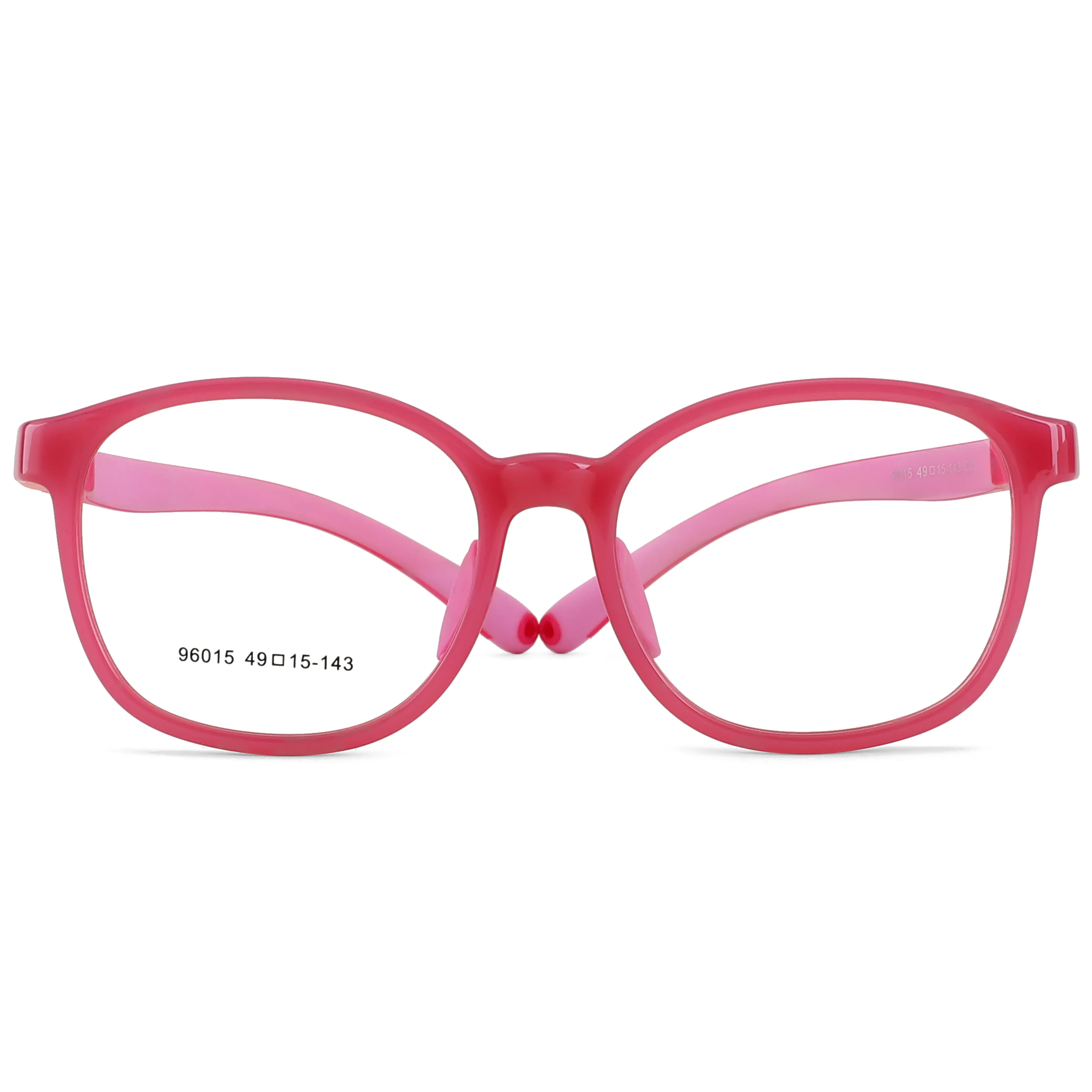 Non Slip Silicone High Definition Transparent Medical Material Frame Children's Myopia Glasses