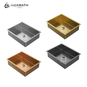 Lavabo <span class=keywords><strong>de</strong></span> <span class=keywords><strong>salle</strong></span> <span class=keywords><strong>de</strong></span> <span class=keywords><strong>bain</strong></span> <span class=keywords><strong>de</strong></span> qualité, à poser sur la machine à laver, rectangulaire, doré, design artistique - Product Image 3
